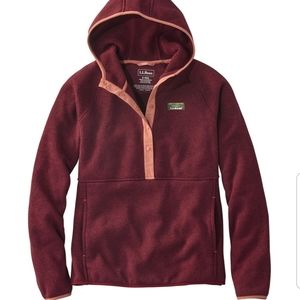 Womens L.L. Bean Hooded Pullover